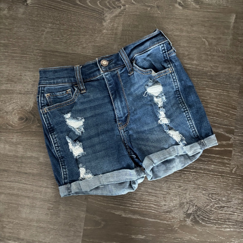 Hollister size 00 jean shorts